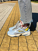 Nike M2K Tekno Half Blue Crome Yellow 36