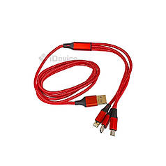 Шнур 3 n 1 Type-C, micro USB, Lightning