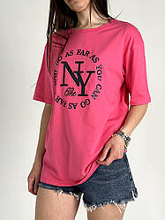 Жіноча футболка оверсайз із принтом NY