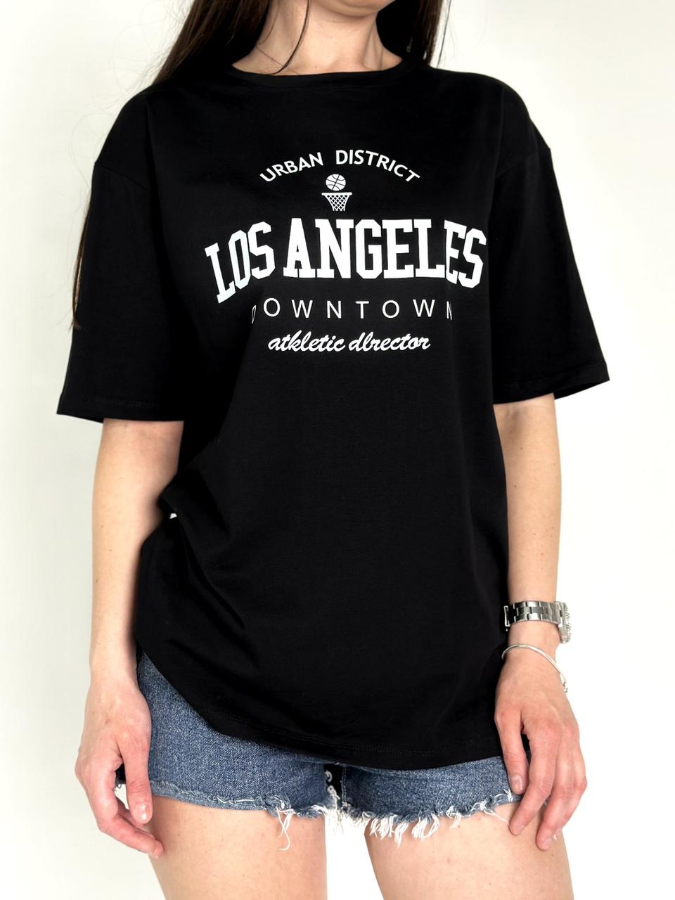 Жіноча футболка оверсайз із принтом Los Angeles