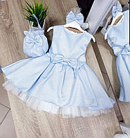 Нарядное детское платье с фатином