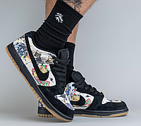 Мужские кроссовки Supreme x Nike SB Dunk Low Rammellzee