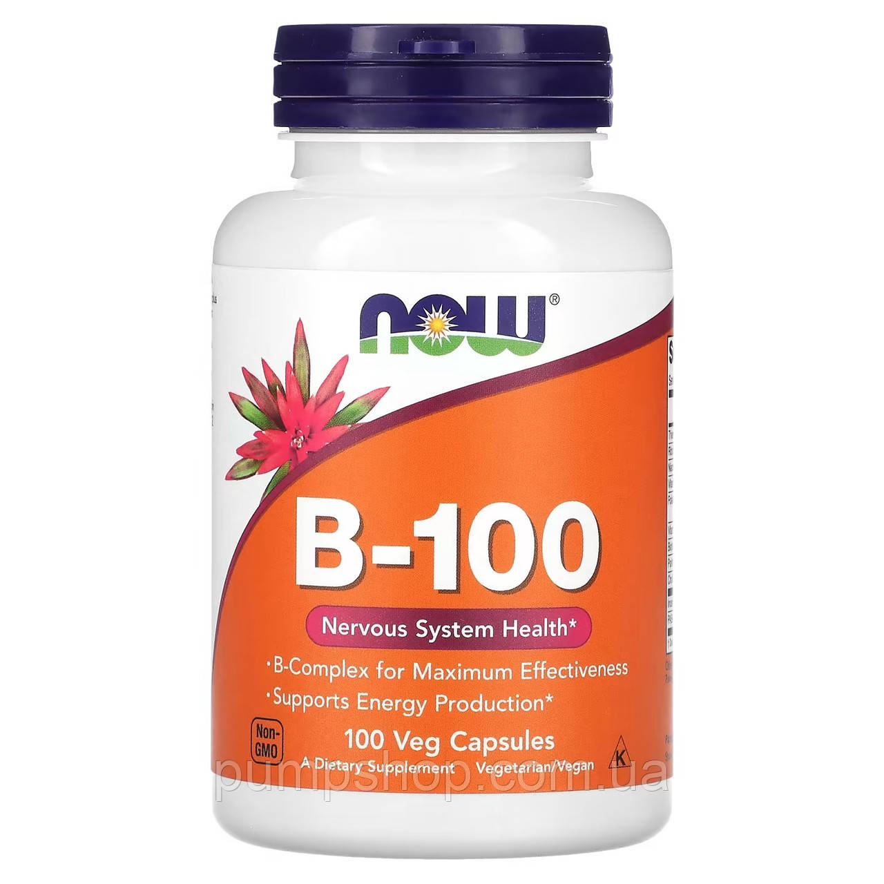Вітаміни групи В NOW Foods B-100 100 капс.