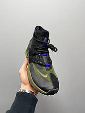 Чоловічі кросівки Nike Air Huarache Gripp Black Olive AT0298-001, фото 5
