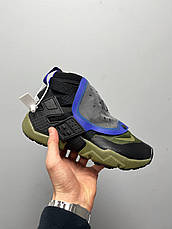 Чоловічі кросівки Nike Air Huarache Gripp Black Olive AT0298-001, фото 6