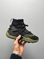 Чоловічі кросівки Nike Air Huarache Gripp Black Olive AT0298-001, фото 4