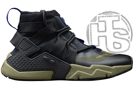 Чоловічі кросівки Nike Air Huarache Gripp Black Olive AT0298-001, фото 1