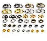 Люверс блек-нікель (темний нікель),"24"(10 мм), 
паковання/10000 шт., фото 2