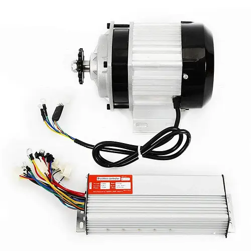 Купить 48V DC 750W Электрический бесщеточный двигатель с контроллером ...