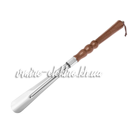 Рожок для взуття із дерев'яною ручкою, 60 см, фото 1