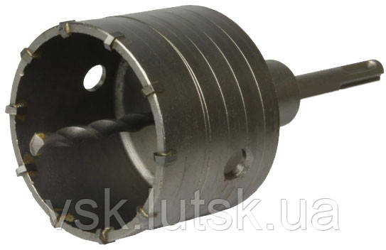 Коронка 75мм SDS-plus з центрувальним сверлом 07х110мм Werk WE104075/3538610, фото 1