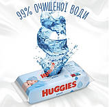 Вологі серветки Huggies (Хаггіс) Pure на 168 шт, фото 5