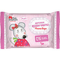 Крем-мило дитяче Pink Elephant Мишка Варя 90 г