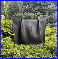 Жіноча сумочка на плече еко чорна шкіра, якісна класична маленька сумка для дівчат Zara
