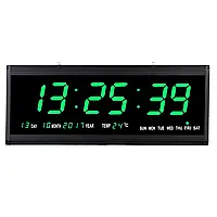 Светодиодные цифровые часы пластиковая рама питание от сети календарь часы температура настенные часы