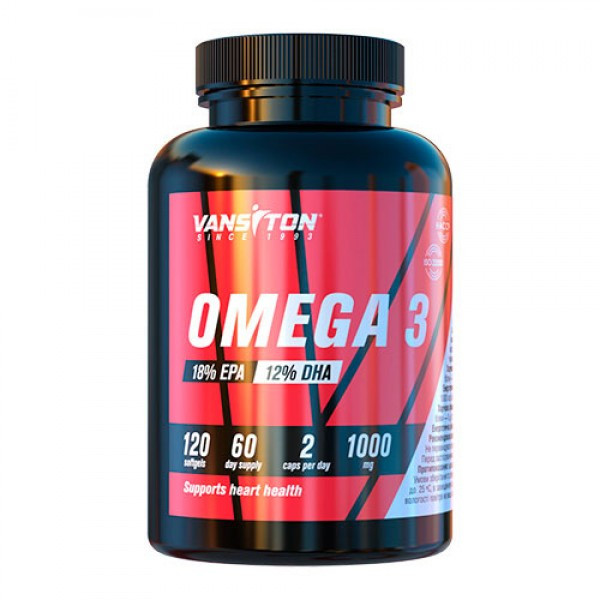 Омега-3 120 капсул Vansiton