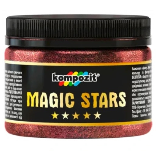 Гліттер Kompozit MAGIC STARS рубін 60 г, фото 1