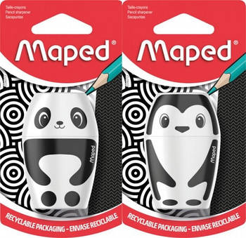 Чинка з контейнером SHAKKY FANCY, 1 отв., дисплей, асорті (MP.034012)