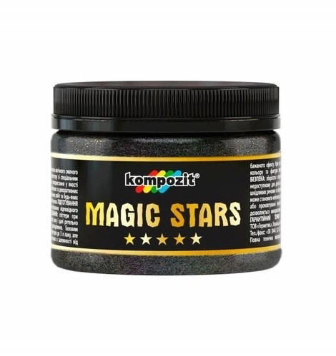 Гліттер Kompozit MAGIC STARS чорний оксамит 60 г, фото 1