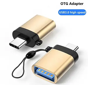 Адаптер OTG USB3.0 з Type-C на USB зі шнурком GP-89, фото 1
