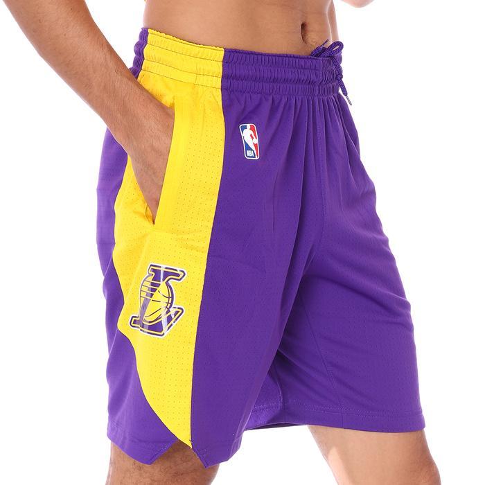 Шорти баскетбольні чоловічі Nike NBA Los Angeles Lakers Practice Shorts (AJ5077-504), фото 1