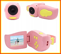 Дитяча відеокамера Smart Kids Video Camera HD DV-A100, дитяча цифрова мінікамера з іграми qwr