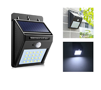 LED-ліхтар вуличний із датчиком руху, прожектор на сонячній батареї,уличний світильник із датчиком двигун qwr