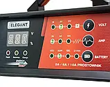 Зарядний пристрій автомобільного акумулятора 10 А — 6-12V Elegant 100456, фото 3