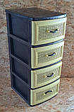 Пластиковий комод 90х50х40 Мега XXXL, фото 2