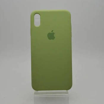 Чохол накладка Silicon Case для iPhone Xs Max Light Green