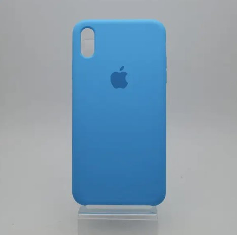 Чохол накладка Silicon Case для iPhone Xs Max Sky Blue, фото 1