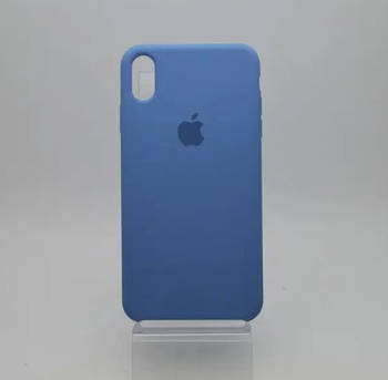 Чохол накладка Silicon Case для iPhone Xs Max Dark Blue
