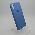 Чохол накладка Silicon Case для iPhone Xs Max Dark Blue, фото 2