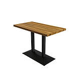 Прямокутний стіл для кафе "Серія 15" з натурального дерева, фото 2
