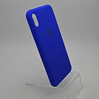 Чохол накладка Silicon Case для iPhone Xs Max Blue, фото 3