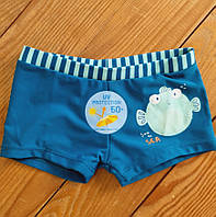 Плавки-боксери для хлопчика, зріст 80 (12-18 міс.), колір морський