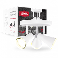 Спотовый светильник MAXUS MSL-02R 3x4W 4100K белый;3-MSL-21241-RW