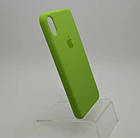 Чохол накладка Silicon Case для iPhone Xs Max Green, фото 3