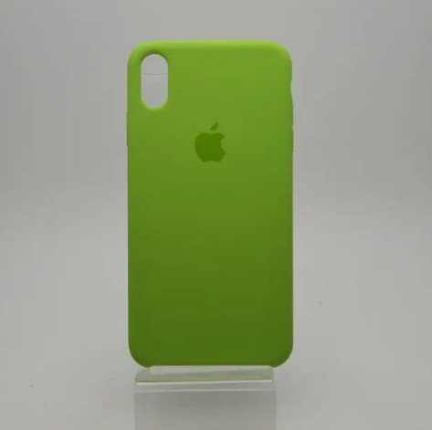 Чохол накладка Silicon Case для iPhone Xs Max Green, фото 1