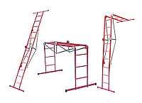 Лестница трансформер Украина 4 секции 4.8 м 20 кг (70-142)