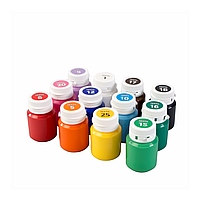 Фарба акрилова для тканини 12 кол 20 мл Rosa Talent, фото 3