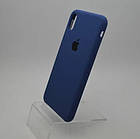 Чохол накладка Silicon Case для iPhone Xs Max Ocean Blue, фото 2