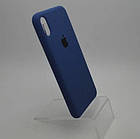 Чохол накладка Silicon Case для iPhone Xs Max Ocean Blue, фото 3