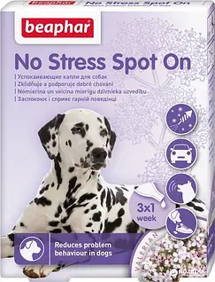 Антистрес краплі Beaphar No Stress Spot On dog для собак 3 піпетки (13912) (8711231139125)