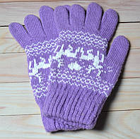 Женские зимние перчатки 04 I Вязанные перчатки зимние