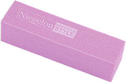 Бафик шліфувально Niegelon рожевий 4х сторонній 180*180