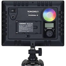 Кольорове відеосвітло Yongnuo YN-300 AIR II RGB (3200 — 5500 K) зі штативом 2 м + блок живлення, фото 2