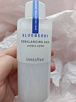 Innisfree blueberry rebalancing skin балансирующий тонер для лица с черникой