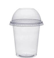 Стакан купольный + кришка  420 мл  (50 шт)