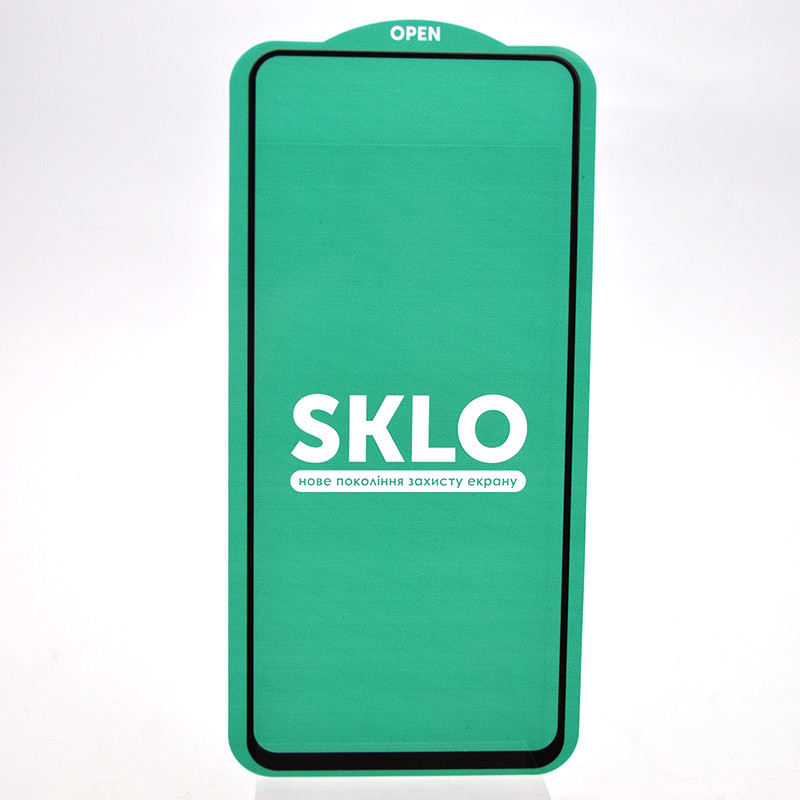 Захисне скло SKLO 5D для Xiaomi Redmi Note 9s/Redmi Note 9 Pro Black, фото 1